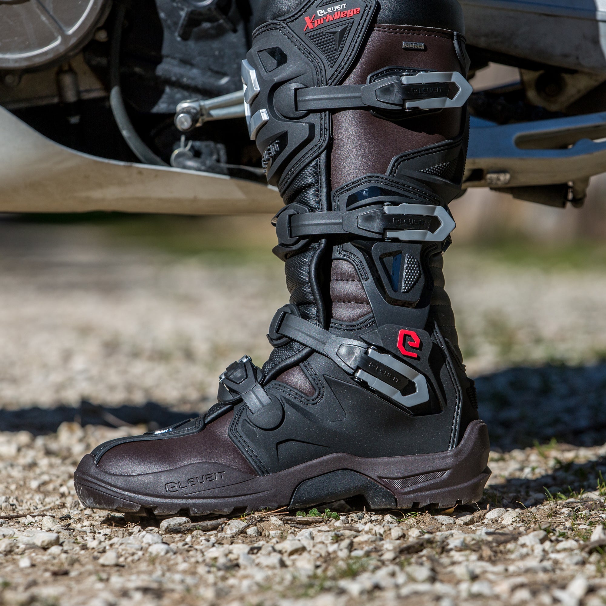 Stivali Eleveit X Privilege WP Enduro Marrone