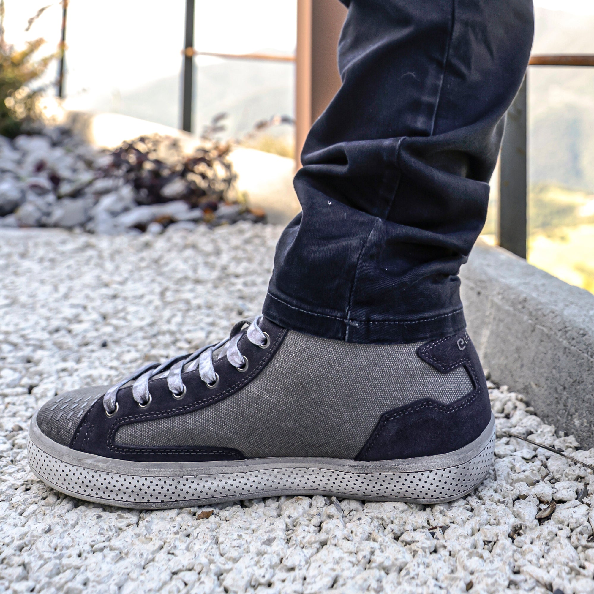 Scarpe Eleveit Antibes Air Canvas Grigio Chiaro